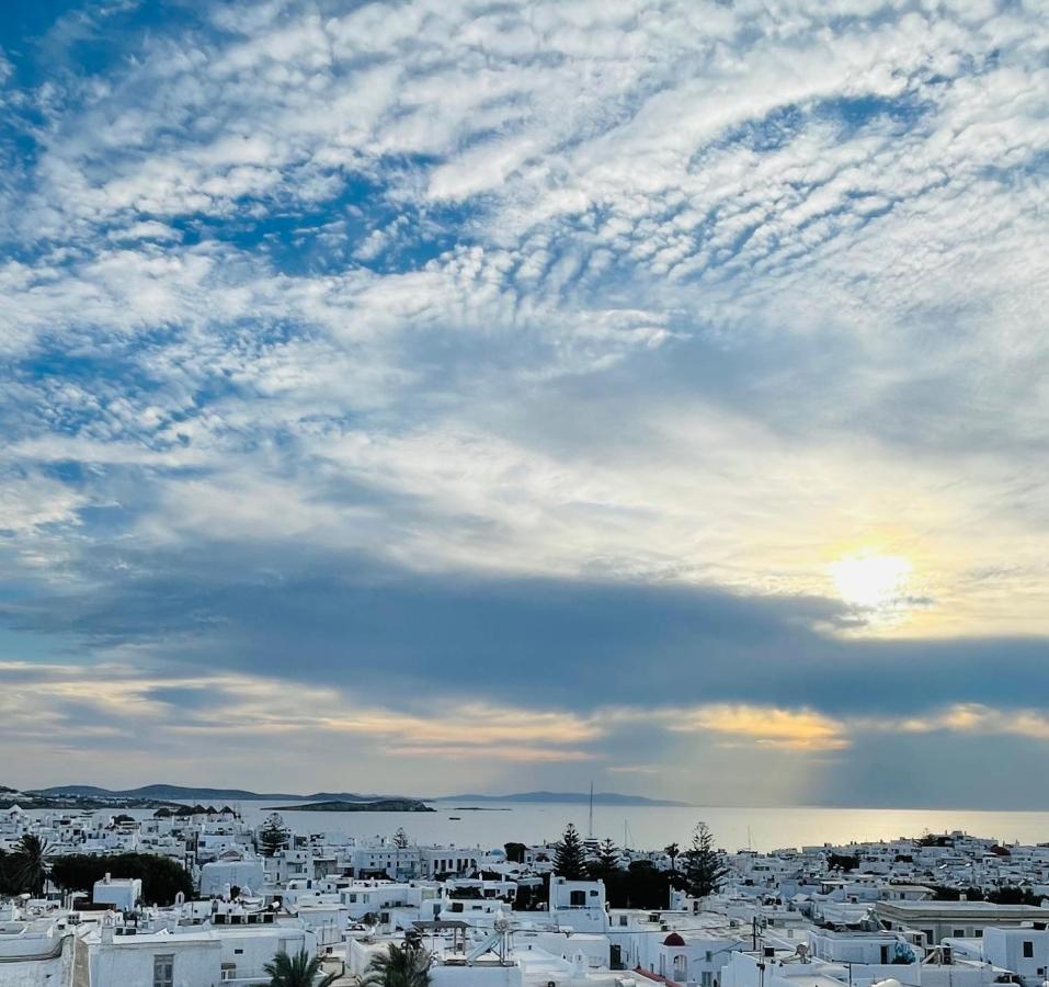 Mykonian Starling - Town N' Sunset View Apartment Mykonos Town Экстерьер фото