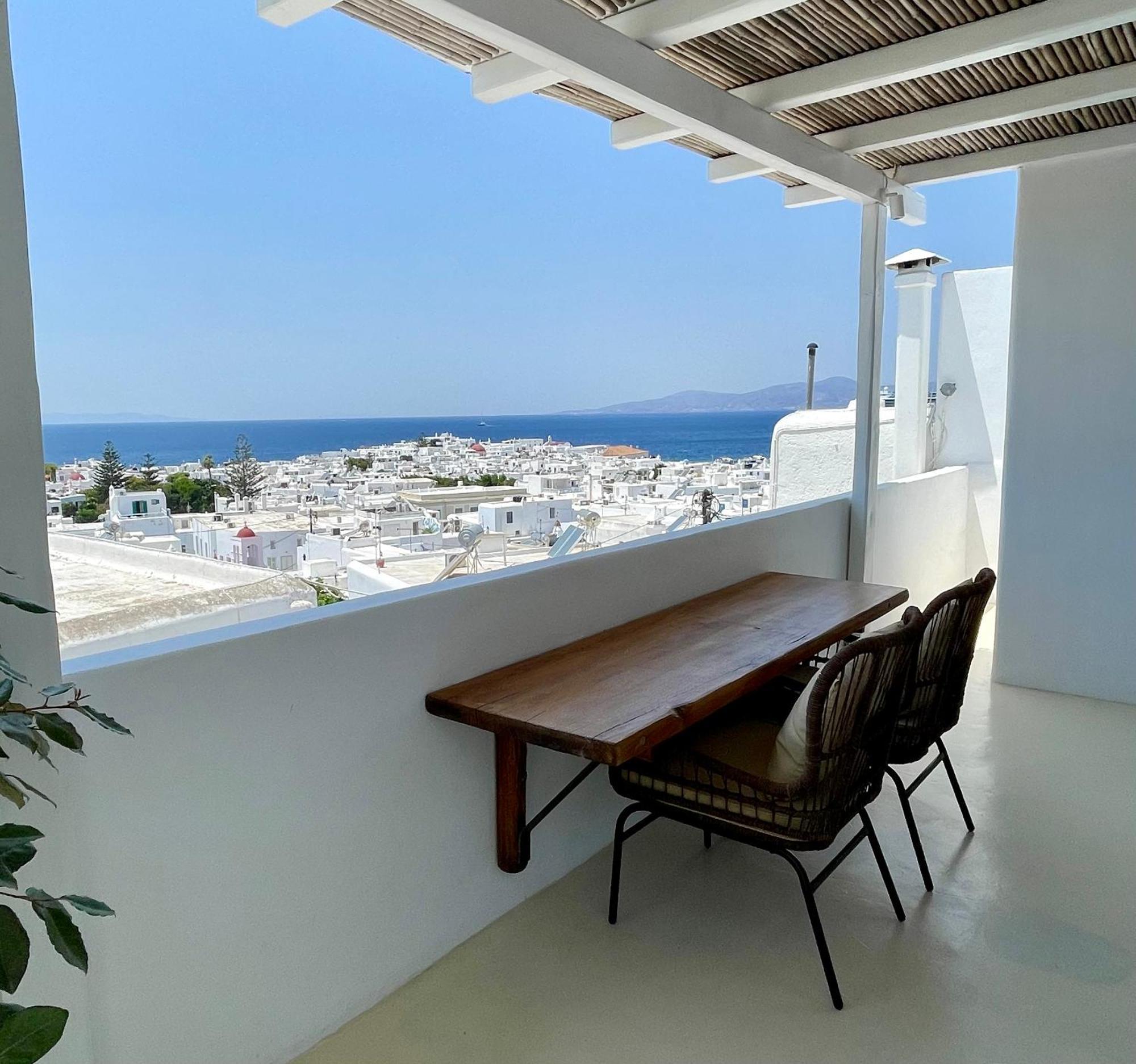 Mykonian Starling - Town N' Sunset View Apartment Mykonos Town Экстерьер фото