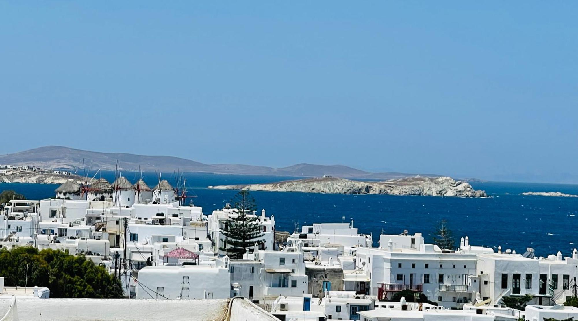Mykonian Starling - Town N' Sunset View Apartment Mykonos Town Экстерьер фото