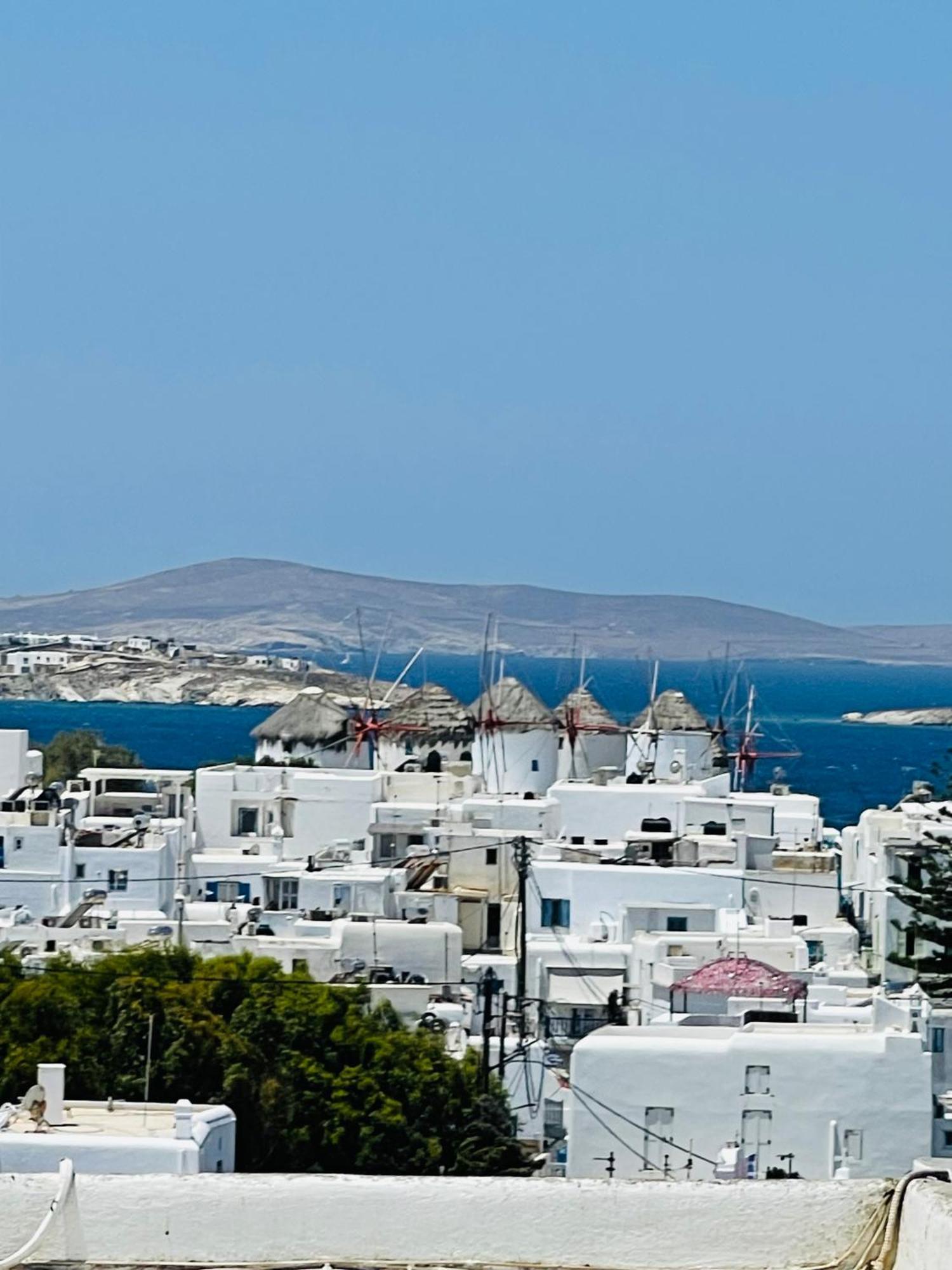 Mykonian Starling - Town N' Sunset View Apartment Mykonos Town Экстерьер фото